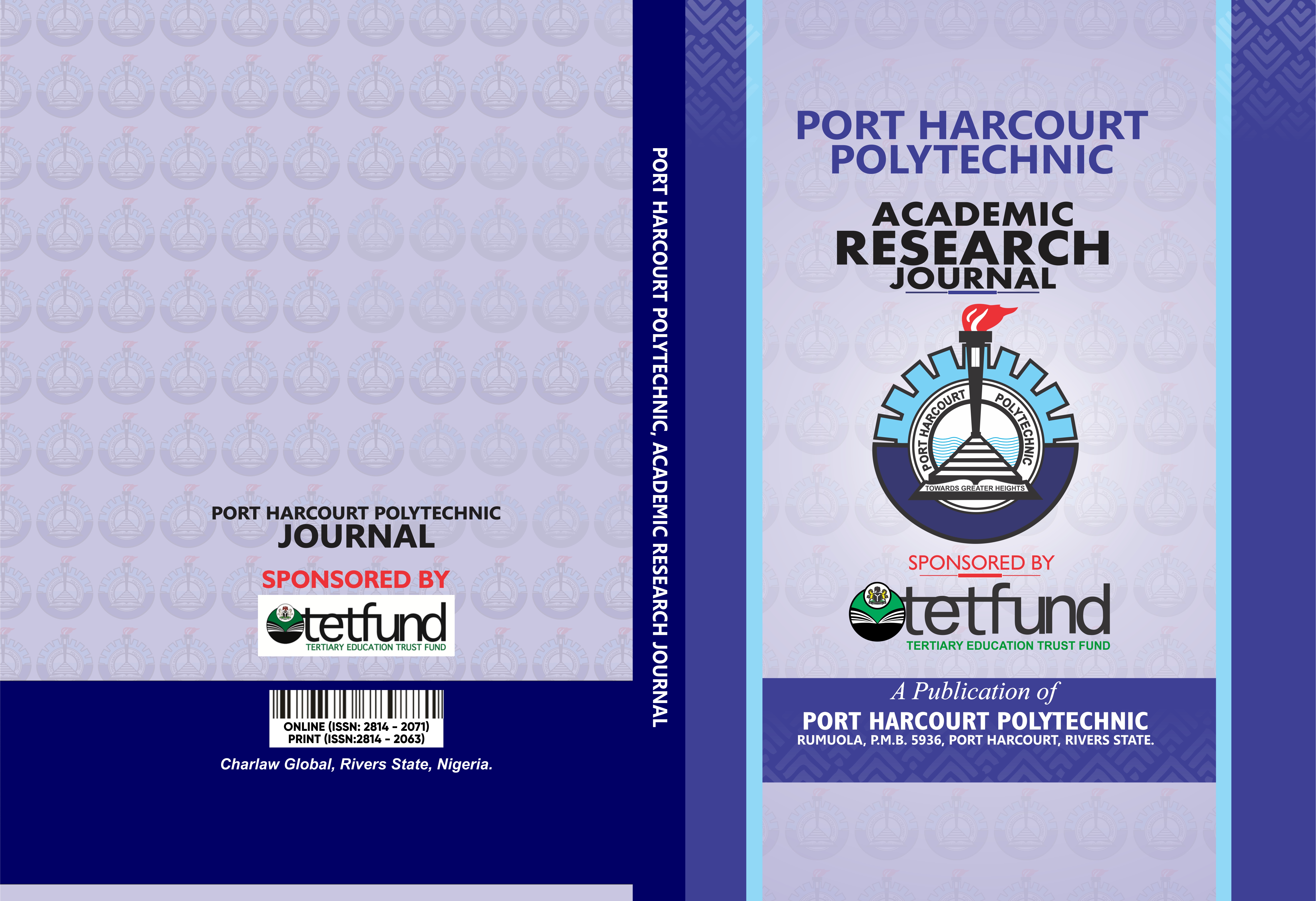 					View 2022: Port Harcourt Polytechnic Academic Research Journal 2022
				